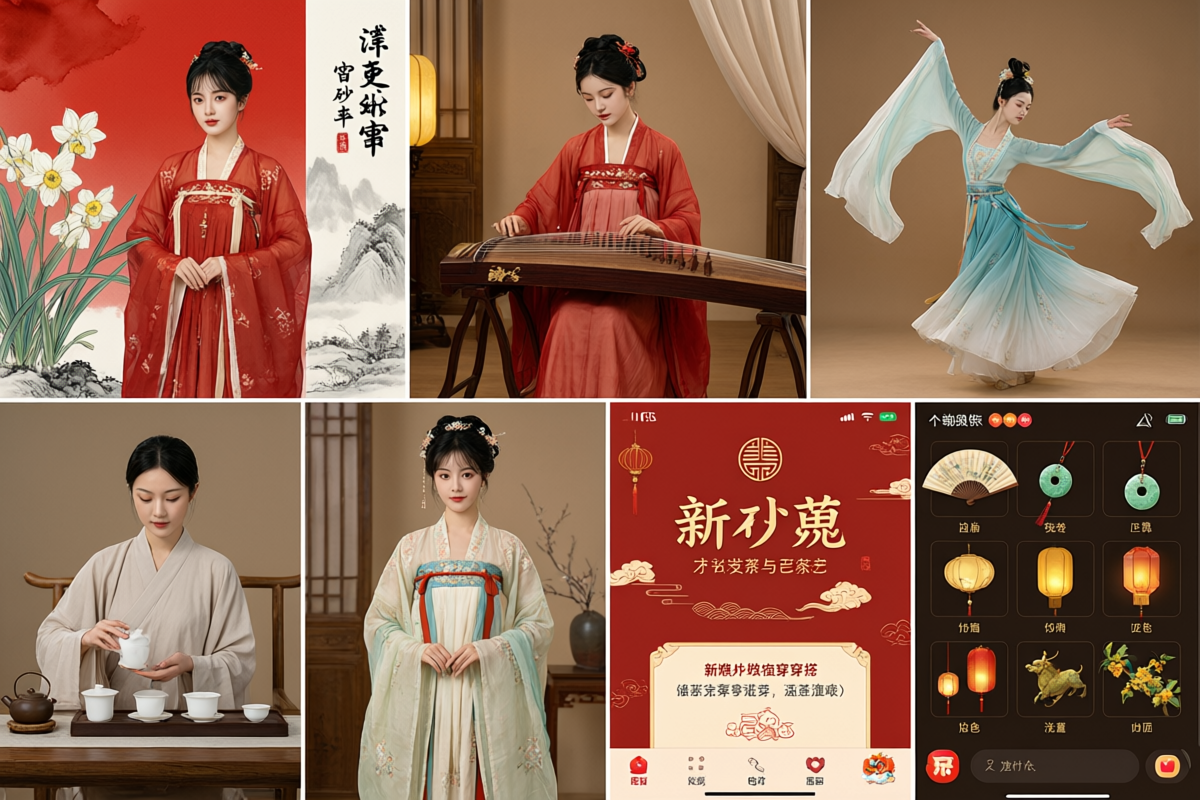水仙直播古筝主播清弦仙子