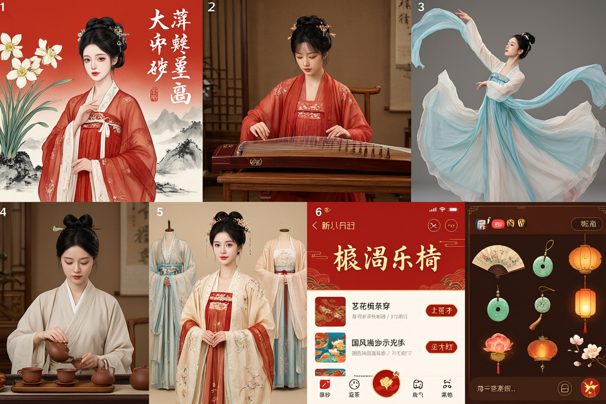 水仙直播汉服穿搭主播永安
